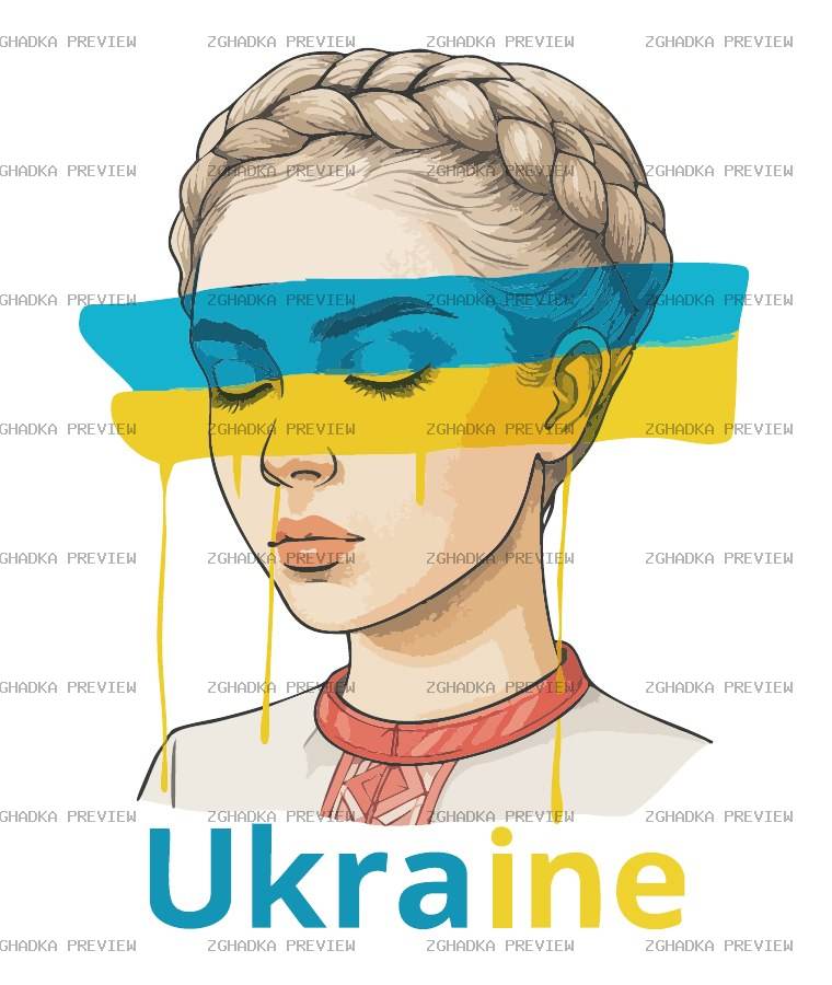 Принт «Жіночий образ України» — прев’ю дизайну
