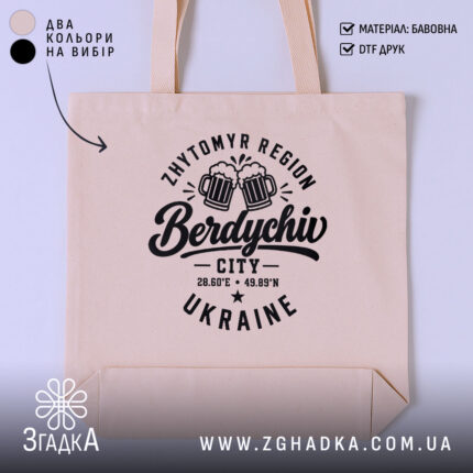 Шопер Бердичів, головний вигляд товару, Згадка.