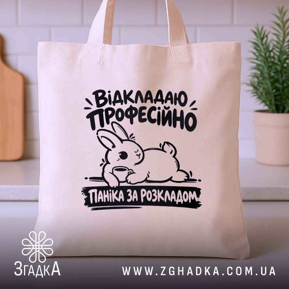 Шопер: детальний вигляд принта, Згадка.