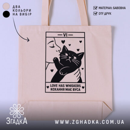 Шопер кохання має вуса — фото виробу 1.